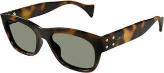 Gucci Sunglasses, male, Brown, 55 MM, Rectangle Sunglasses