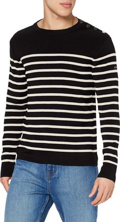 Armor Lux Armor Lux Mens 75953 Jumper, Multicolour (Navire/Milk 6tq), X-Small