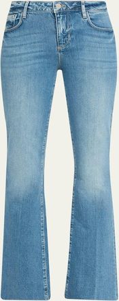 L'agence Sneeki Low-Rise Straight-Leg Jeans