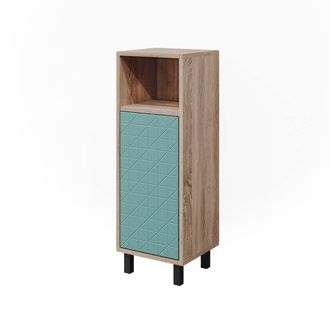 Vicco Armario De Ba&ntilde;o Mediano Agasta, Verde Menta, 30 X 87.2 Cm