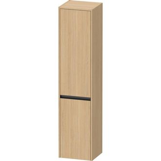 Duravit Ketho.2 Hoge kast - met 2 deuren - 40x176x36cm rechts - met tip onnatuur - mat natuur eiken (hout)