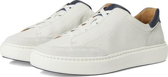 Johnston & Murphy Anders Stretch Lace-To-Toe Mens Slip on Shoes White Full Grain/Suede : 10.5 M (D), Leather