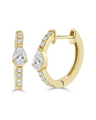 Sabrina Designs 14K 0.54 Ct. Tw. Diamond Huggie Earrings