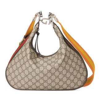 Gucci Shoulder Bags, female, Gray, Size: ONE SIZE GG Marmont Medium Shoulder Bag