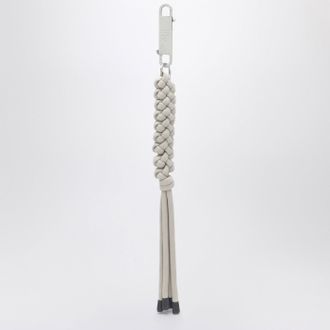Rick Owens Interwoven key holder in pearl color