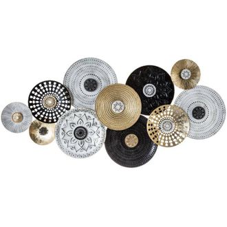 Atmosphera Atmosphera - Decoraci&oacute;n De Pared De Metal 134 X 68 Cm Cr&eacute;ateur DInt&eacute;rieur