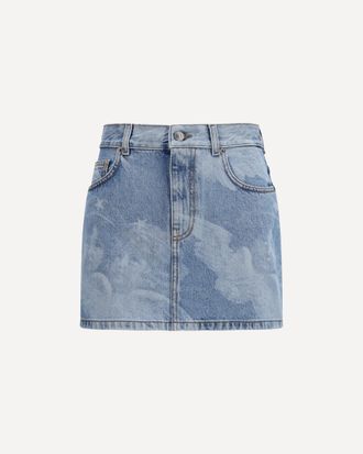 Fiorucci Angel-print denim mini Skirt Female 27
