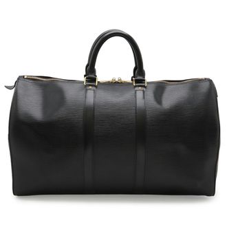 Louis Vuitton Black Noir Epi Leather Boston Bag (Pre-Owned)
