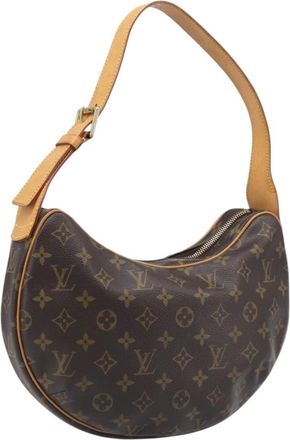 Louis Vuitton Croissant Monogram Canvas Brown Canvas Handbag (Pre-Owned)