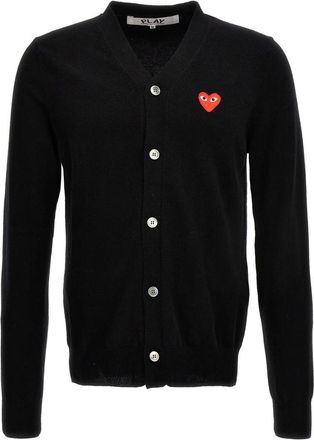 Comme Des Garçons Heren, Truien, Zwart, Maat: XL Wol