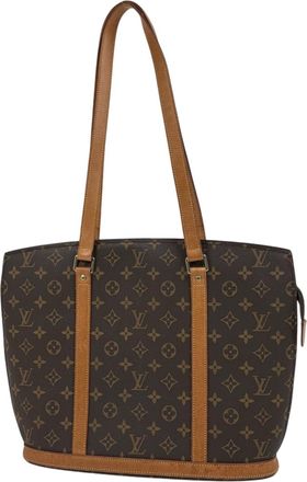 Louis Vuitton Brown Monogram Shoulder Bag Tote Bag (Pre-Owned)