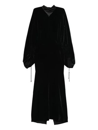 Lanvin Gesmockte jurk - Zwart