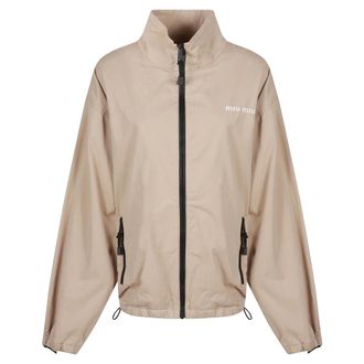 Miu Miu Jassen, Dames, Beige, S, Blouson