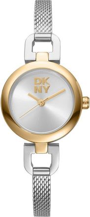DKNY Signature Shape Mesh Strap Watch, 26mm in Silver at Nordstrom