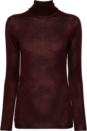 Fabiana Filippi roll-neck sweater - women - Silk/Cashmere - 40 - Red
