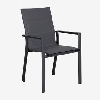 Sklum Sklum - Pack De 2 Sillas De Jard&iacute;n Apilables Con Reposabrazos En Aluminio Karena