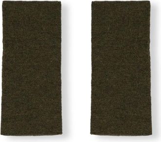 Cortana Alpaca en Merino Wol Armwarmers - Dames - Handschoenen - Groen - S - Wol - Accessoires