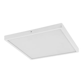 Loops Wall / Ceiling Light White 400mm Square Surface Mounted 25W LED 3000K