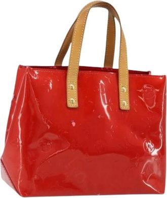 Louis Vuitton Pre-owned Vintage Handtas van Gepatenteerd Leer - Dames - Vintage Shopper - Rood - ONE Size - Leer - Vintage