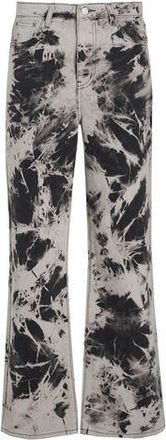 8 by YOOX BLEACHED 5 POCKETS JEANS