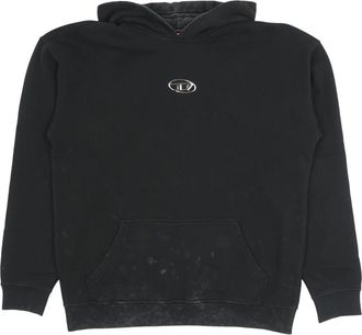 Diesel Hoodies - Heren - Hoodies - Zwart - M - Hoodies & sweatvesten
