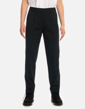 Calvin Klein Womens Calvin Klein Elastic Back WB Womens Pants - Black - Size: 10