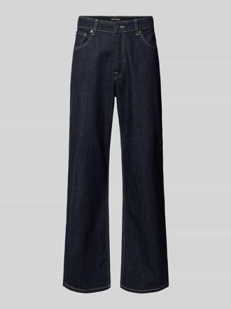Jack & Jones Loose Straight Fit Jeans mit Eingrifftaschen Modell TED in Jeansblau, Gr&ouml;&szlig;e 28/30