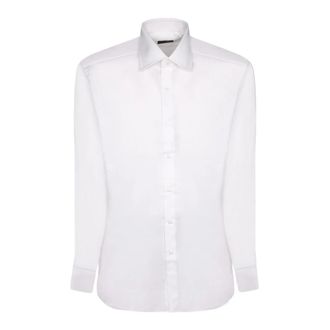 Dell'Oglio Formal Shirt - Heren - Zakelijke Overhemden - Wit - L - Overhemden