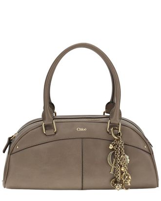 Chlo&eacute; Leather Bowling Bag