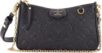 Louis Vuitton Easy Pouch on Strap Monogram Empreinte Leather shoulder bag - Zwart