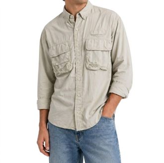 Cabela's Guidewear Button Up Shirt In Tan