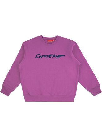 SUPREME Futura-logo crew-neck sweatshirt FW 20 - Purple