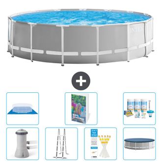 Intex Piscina Prism Frame Redonda - 457x122 Cm - 8-piezas S599