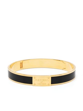 Aspinal of London enamel bangle bracelet - women - Metal - OS - Gold