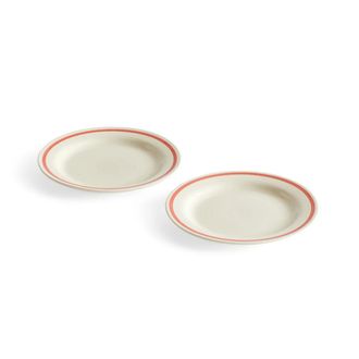 HAY Sobremesa Teller, &Oslash; 18,5 cm, rot (2er-Set)