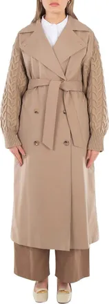 Max Mara Cicladi Water-Repellent Gabardine Trench Coat