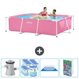 Intex Piscina Con Estructura Rectangular - 220x150x60 Cm - 7-piezas Scb119