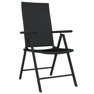 Berkfield Home Decorative 3 Piece Garden Dining Set Black