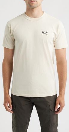 Dark Seas Go-To V2 Embroidered T-Shirt in Cream at Nordstrom, Size Xx-Large