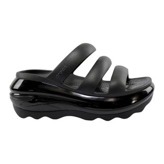 Crocs Wedges, female, Black, 5 UK, Mega Crush Triple Strap