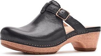 Dansko Leandra Clogs Womens Shoes Black : EU 41 (US Womens 10.5-11) Regular, Leather