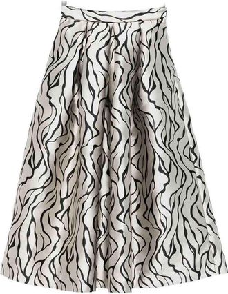 Lunatica Milano Printed Midi Skirt