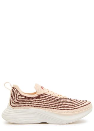 Athletic Propulsion Labs Techloom Zipline Embroidered Knit Sneakers - Beige - 10 (IT40.5 / UK7.5)