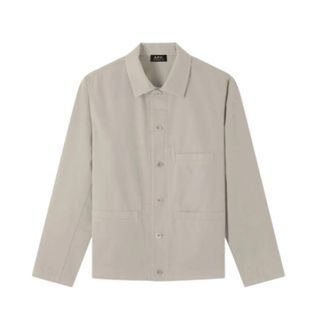 A.P.C. Casual overhemd - Heren - Casual Overhemden - Beige - S - Overhemden