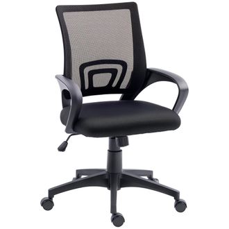 OEM Silla De Escritorio De Malla Giratoria Con Altura Ajustable Funci&oacute;n De Basculante Y Reposabrazos Carga 120 Kg Negro
