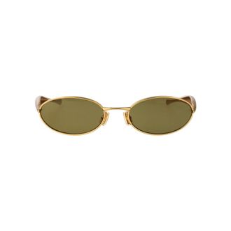 Bottega Veneta Bv1386S Zonnebril - unisex - Accessoires - Geel - Maat: 57 MM