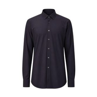 Corneliani Formal Shirts - Heren - Zakelijke Overhemden - Blauw - S - Overhemden