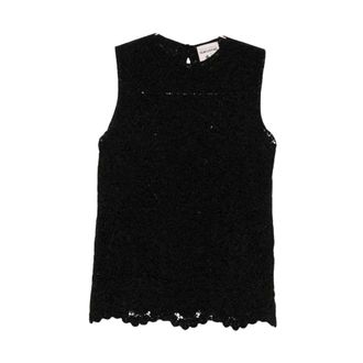 Semicouture Tops, Dames, Zwart, XS, Semicouture Truien Zwart
