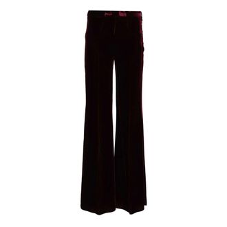 Forte_Forte My Trousers Flared Trousers - female - Forte Forte - Wide Trousers - Red - L - Trousers