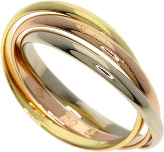 Cartier Trinity Yellow Gold (18K) Pink Gold (18K) White Gold (18K) Band Ring (Pre-Owned)
